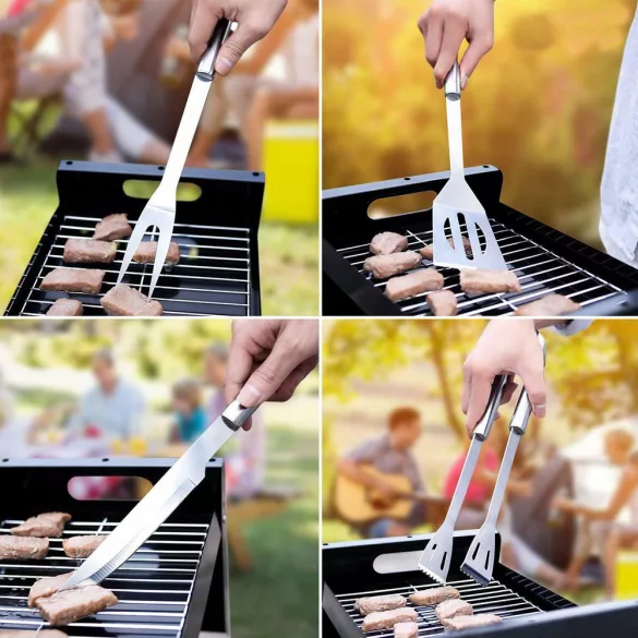 9-piece grill tool set in a bag