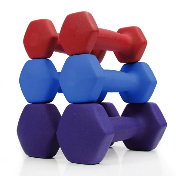 6-piece hand dumbbell set