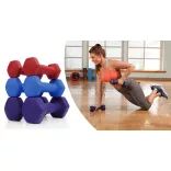 6-piece hand dumbbell set