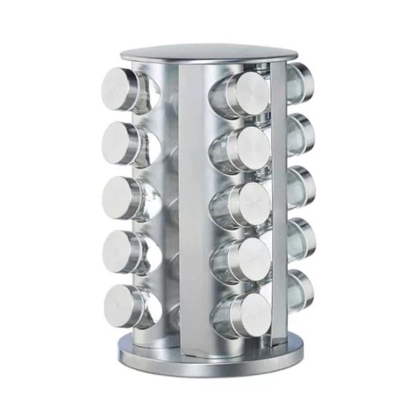 20-piece spice rack, rotating