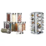 20-piece spice rack, rotating