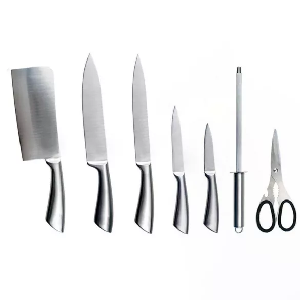 8-piece knife set with holder