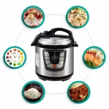 Slow cooker, multifunctional pressure cooker, 6L