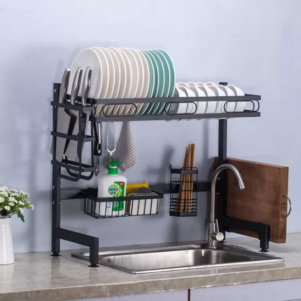 Dish Rack Over Sink, Double