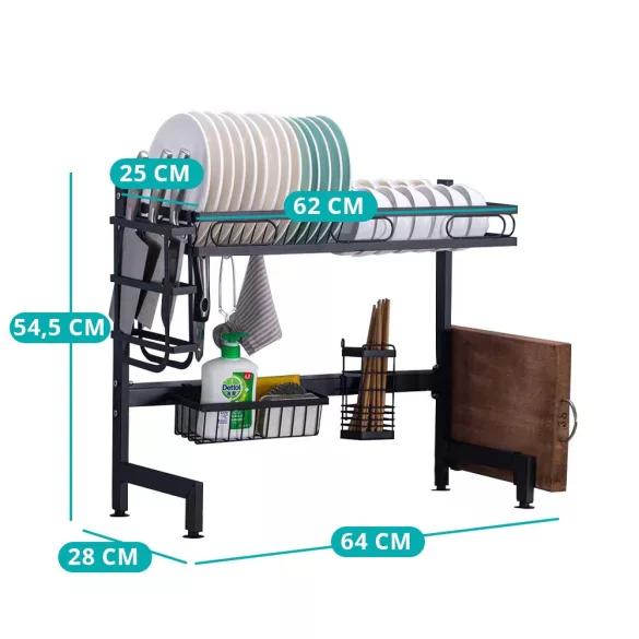 Dish Rack Over Sink, Double