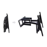 Tilt and swivel wall mount