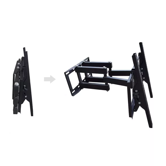 Tilt and swivel wall mount