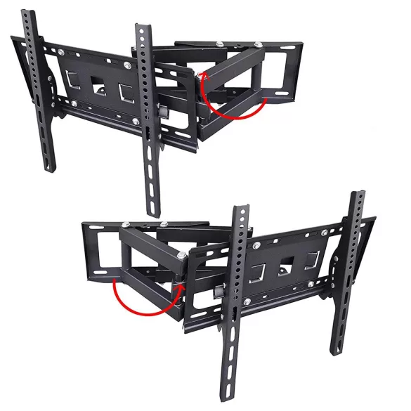 Tilt and swivel wall mount
