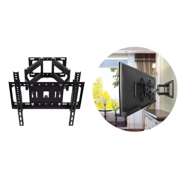 Tilt and swivel wall mount
