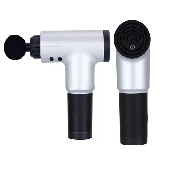 Massage Gun with 4 Interchangeable Heads, Rechargeable