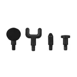 Massage Gun with 4 Interchangeable Heads, Rechargeable