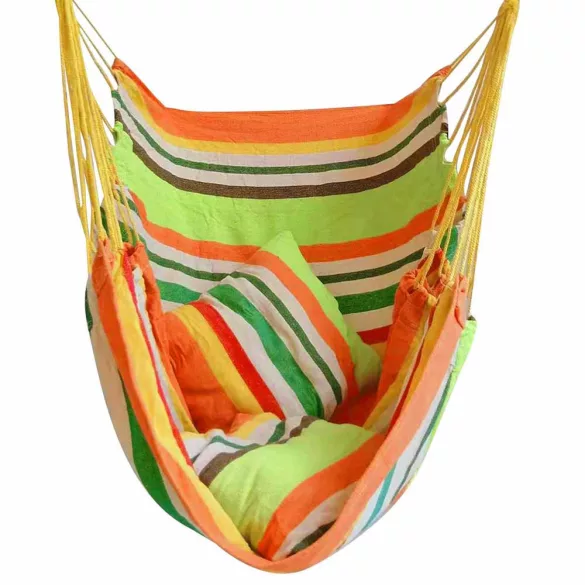 Hanging Chair with Cushion - Orange