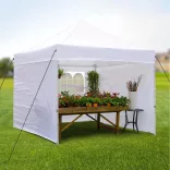 Pavilion tarp in multiple types - 2.9x2.9 meter roof and sidewall tarp