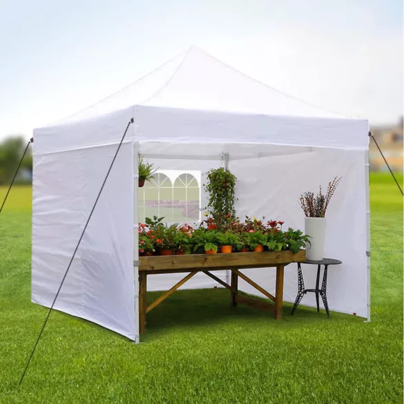Pavilion tarp in multiple types - 2.9x2.9 meter roof and sidewall tarp