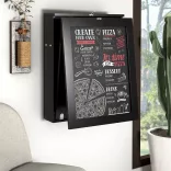 Foldable table in multiple colors - black