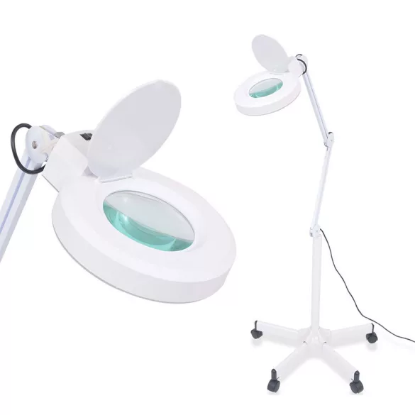 Magnifying, Illuminated Cosmetic Stand