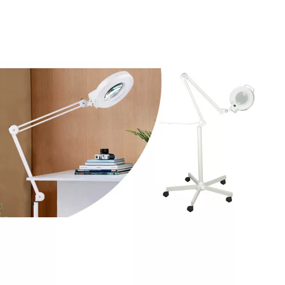 Magnifying, Illuminated Cosmetic Stand