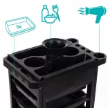 Hairdressing Trolley with 5 Drawers