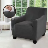 Armchair and Sofa Cover in Various Types - For Armchair - Grey