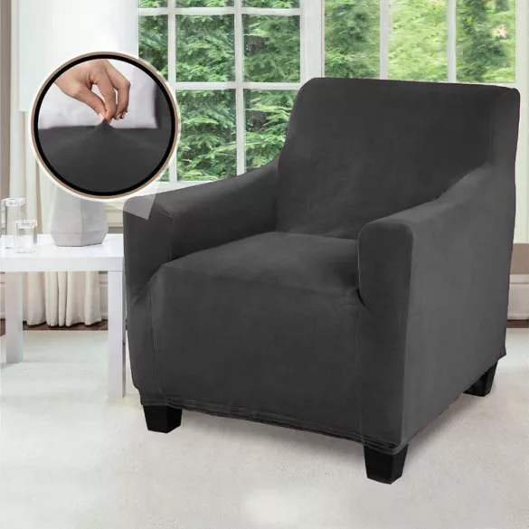 Armchair and Sofa Cover in Various Types - For Armchair - Grey
