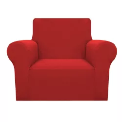   Armchair and Sofa Cover in Various Types - For Armchair - Red