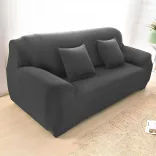 Sofa and Armchair Cover in Various Types - 2-Seater Sofa - Grey