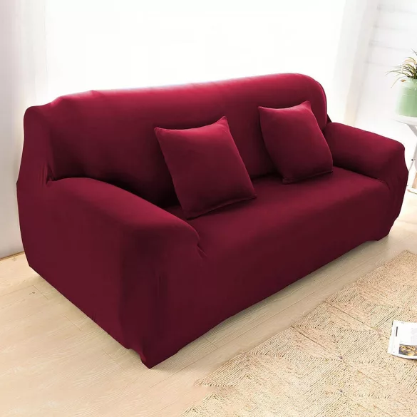Sofa and Armchair Cover in Various Types - 2-Seater Sofa - Burgundy