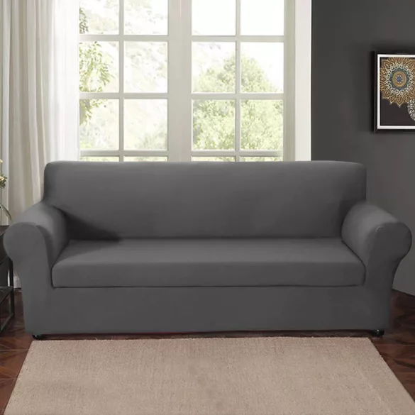 Sofa and Armchair Cover in Various Types - 3-Seater Sofa - Grey