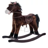Rocking Horse with Sound, 2 Colors - Dark Brown
