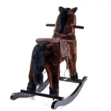 Rocking Horse with Sound, 2 Colors - Dark Brown