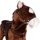 Rocking Horse with Sound, 2 Colors - Dark Brown