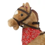 Rocking Horse with Sound, 2 Colors - Light Brown