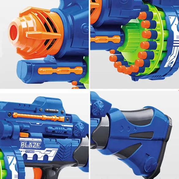 Sound Toy Gun, 2 Colors - Blue