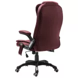 Office swivel chair with massage function, available in 2 colors - burgundy