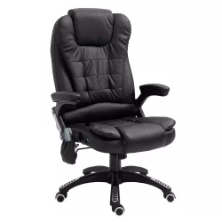   Office swivel chair with massage function, available in 2 colors - black