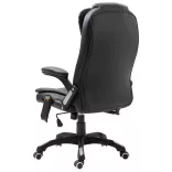Office swivel chair with massage function, available in 2 colors - black