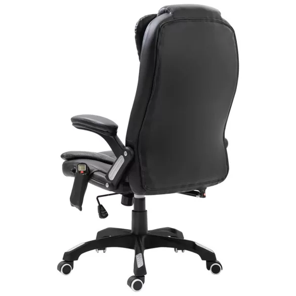 Office swivel chair with massage function, available in 2 colors - black