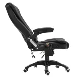 Office swivel chair with massage function, available in 2 colors - black