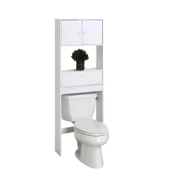 Wall-Mounted Cabinet Above Toilet