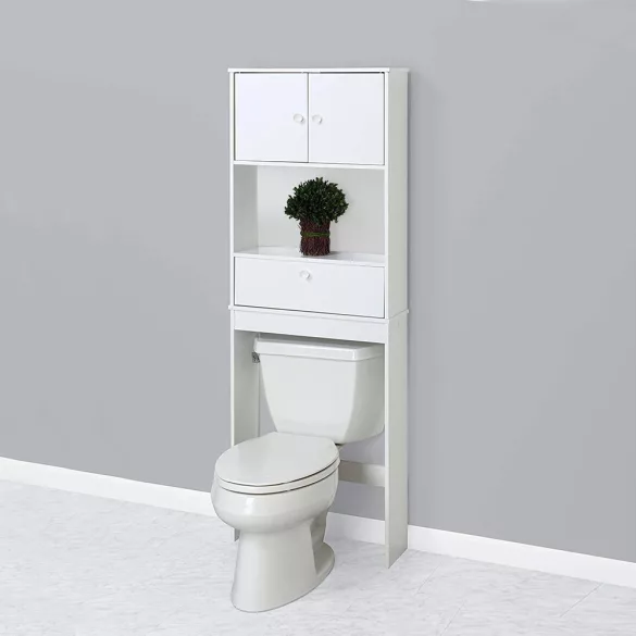 Wall-Mounted Cabinet Above Toilet