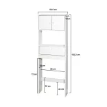 Wall-Mounted Cabinet Above Toilet