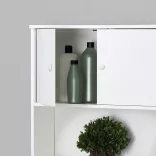 Wall-Mounted Cabinet Above Toilet