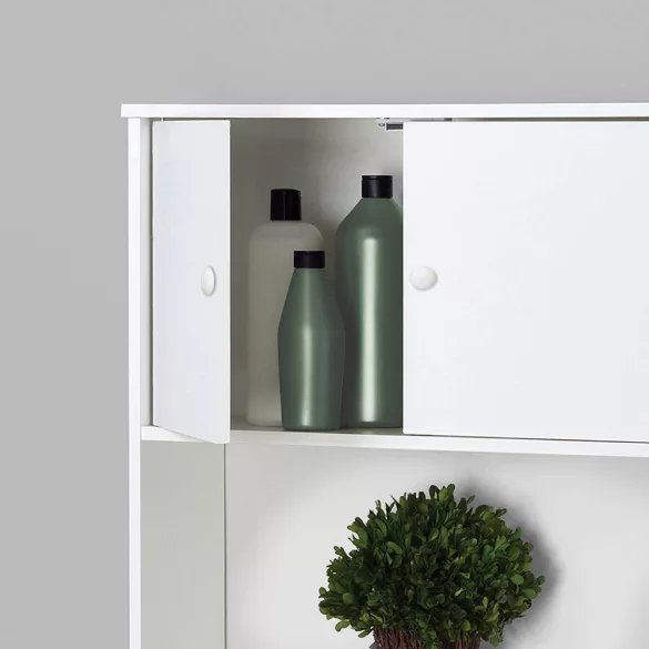 Wall-Mounted Cabinet Above Toilet