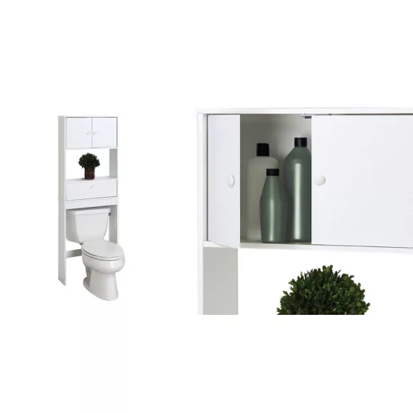 Wall-Mounted Cabinet Above Toilet