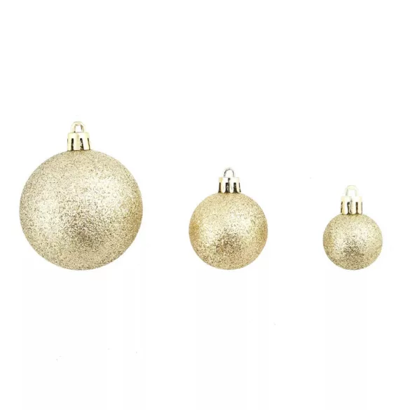 112-piece Christmas Ornament Set, Various Colors - Gold