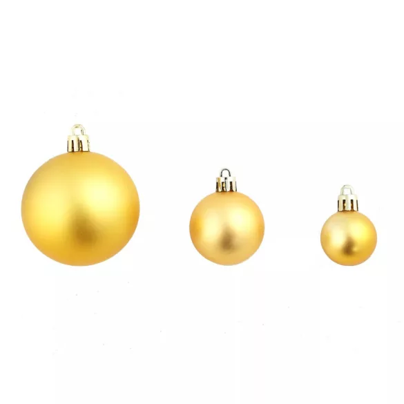 112-piece Christmas Ornament Set, Various Colors - Gold