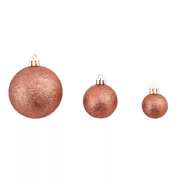 112-piece Christmas Ornament Set, Multiple Colors - Rose Gold