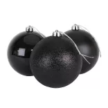 112-piece Christmas Tree Ornament Set, Black