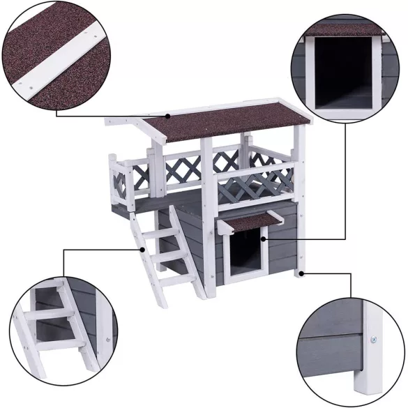 Two-Story Dog/Cat House