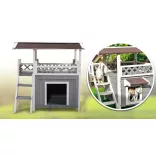 Two-Story Dog/Cat House